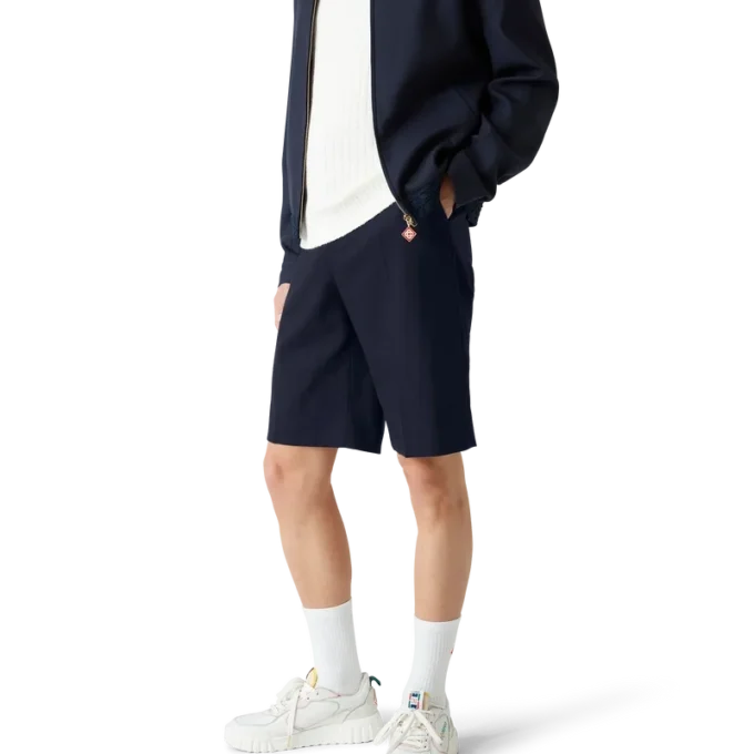 Pantaloncini sartoriali in lana