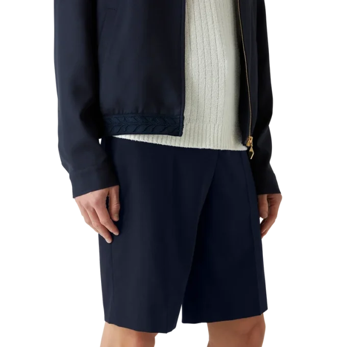 Pantaloncini sartoriali in lana