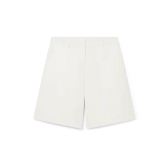 Pantaloncini sartoriali in lana dal taglio morbido