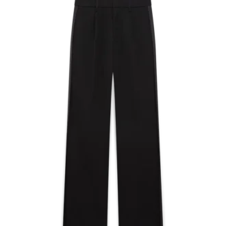 Pantaloni a pieghe in lana