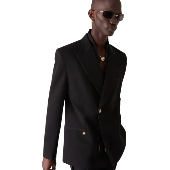 Giacca doppiopetto in lana