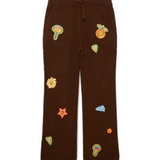 Pantaloni all’uncinetto con motivi