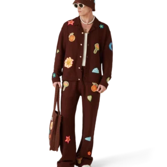 Pantaloni all’uncinetto con motivi