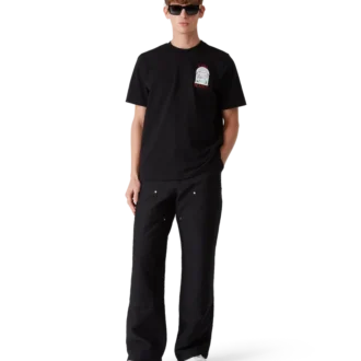 Pantaloni cargo in jacquard