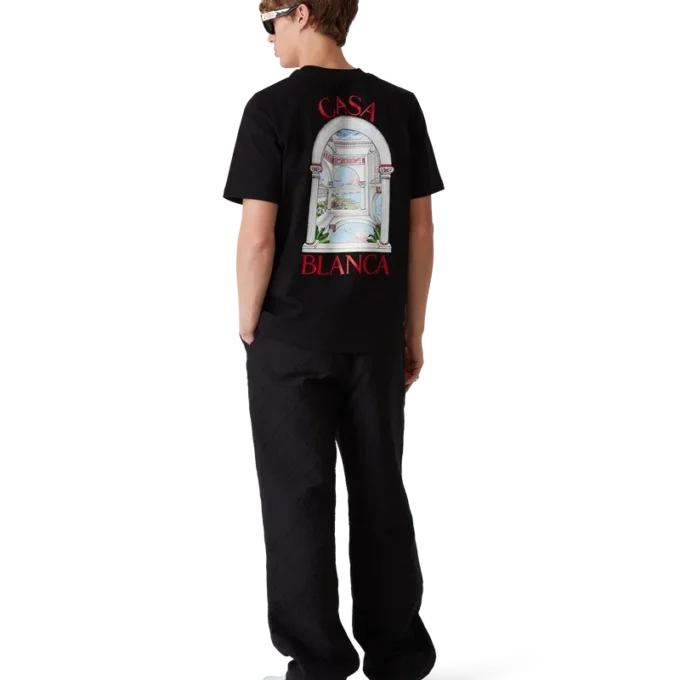 Pantaloni cargo in jacquard