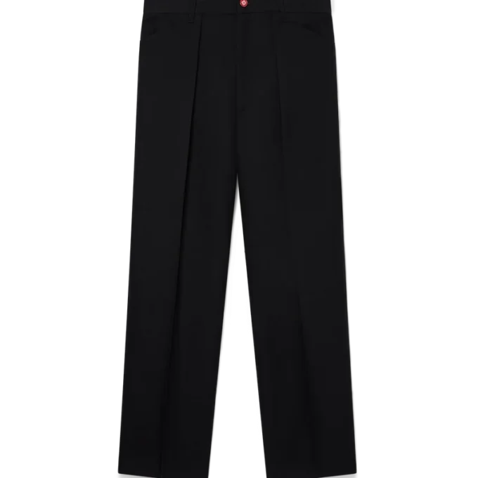 Pantaloni chino a pieghe