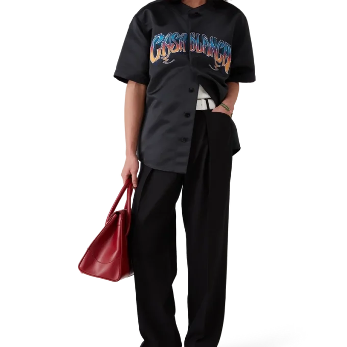 Pantaloni chino a pieghe