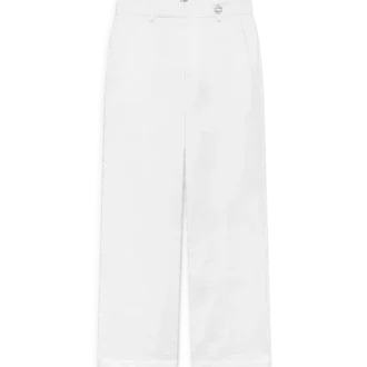 Pantaloni chino bianchi Monogram