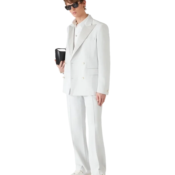 Pantaloni chino dal taglio morbido