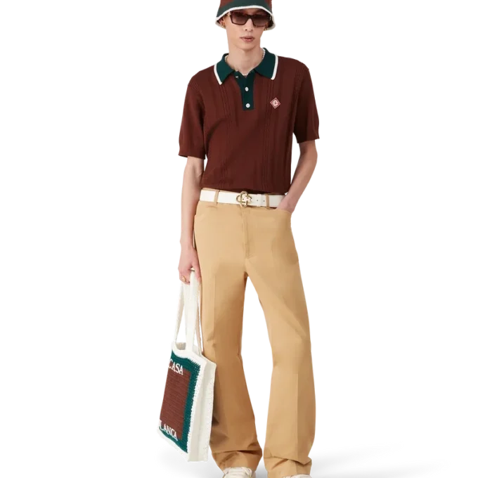 Pantaloni chino in cotone