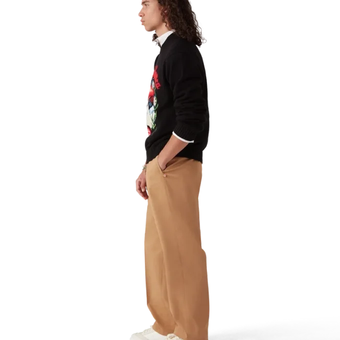 Pantaloni chino in cotone