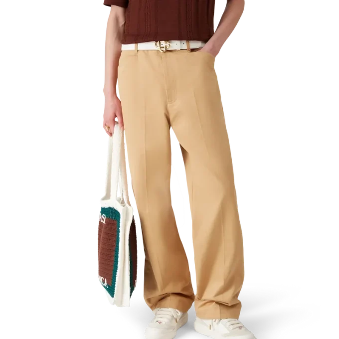 Pantaloni chino in cotone