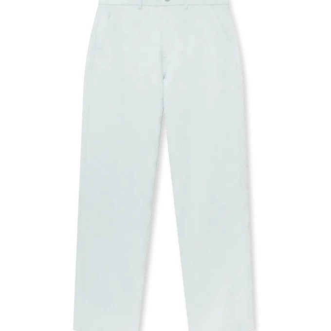Pantaloni da lavoro in cotone con monogramma