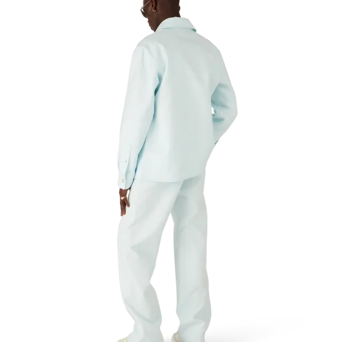 Camicia a maniche lunghe in cotone con monogramma Camicia a maniche lunghe in cotone con monogramma