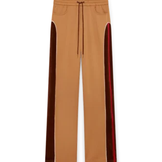 Pantaloni da tuta con inserti in ciniglia