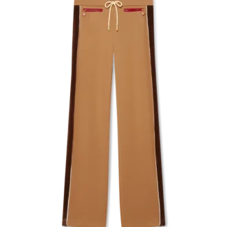 Pantaloni da tuta con inserti in ciniglia