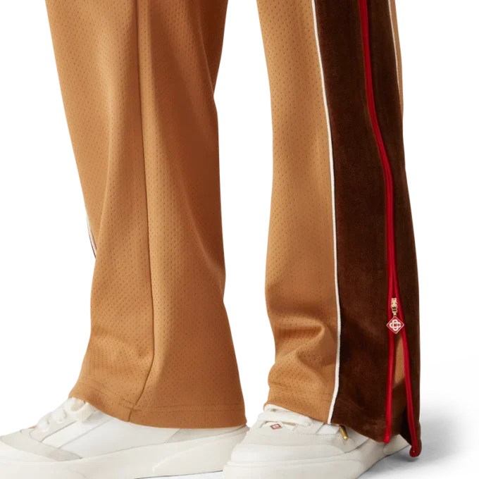 Pantaloni da tuta con inserti in ciniglia