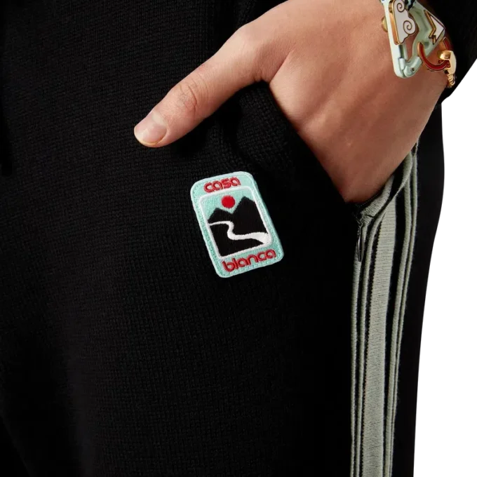 Pantaloni da tuta in maglia merino