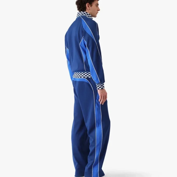 Pantaloni da tuta in tricot Cyber blu navy