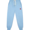 Pantaloni della tuta con toppa con logo blu