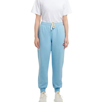 Pantaloni della tuta con toppa con logo blu