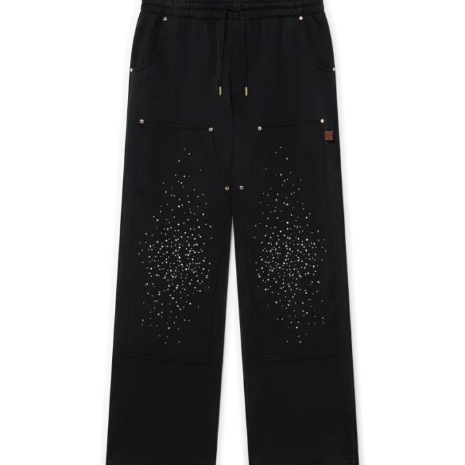 Pantaloni della tuta La Pramonition con decorazioni in cristallo