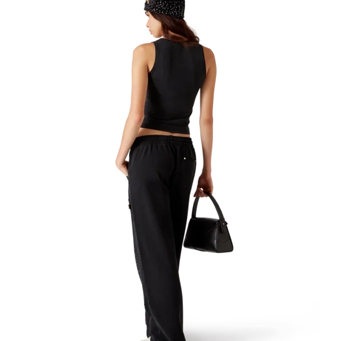 Pantaloni della tuta La Pramonition con decorazioni in cristallo