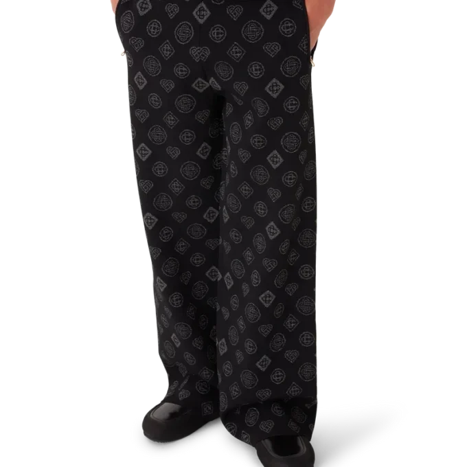 Pantaloni in jacquard Monogram