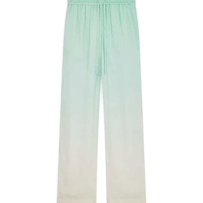 Pantaloni in jacquard Monogram sfumato