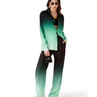 Pantaloni in jacquard Ping Pong sfumato