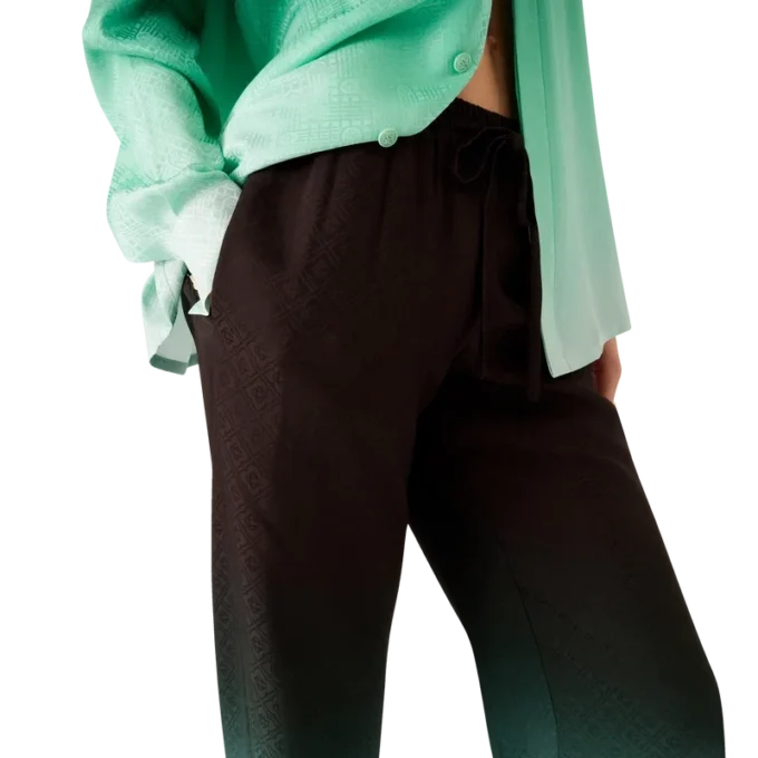 Pantaloni in jacquard Ping Pong sfumato