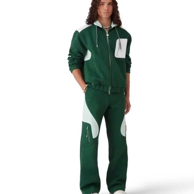 Pantaloni in maglia jacquard Monogram