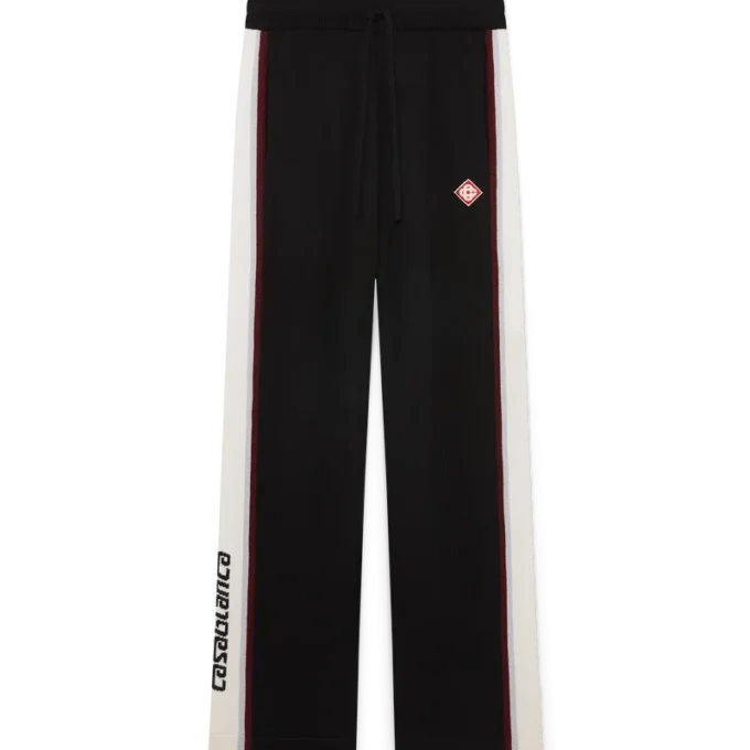 Pantaloni in maglia merino a righe Pantaloni in maglia merino a righe