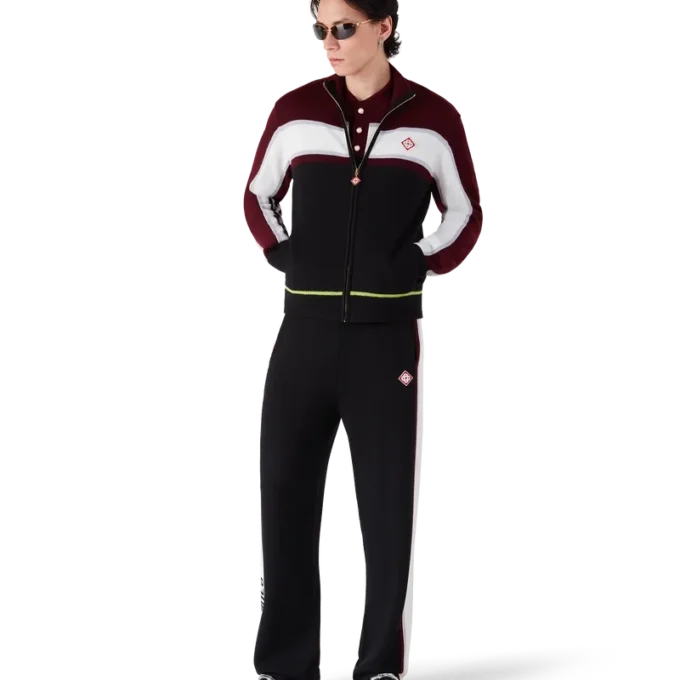 Pantaloni in maglia merino a righe Pantaloni in maglia merino a righe