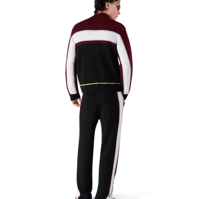 Pantaloni in maglia merino a righe Pantaloni in maglia merino a righe