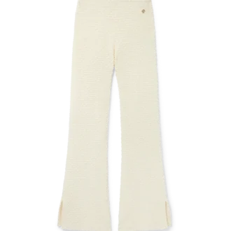 Pantaloni in maglia testurizzata