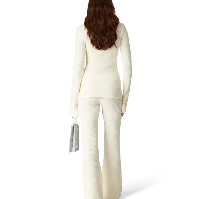 Pantaloni in maglia testurizzata Pantaloni in maglia testurizzata