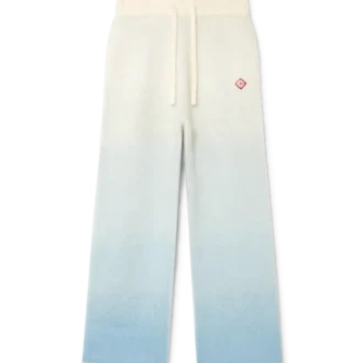 Pantaloni in mohair con sfumatura soffice