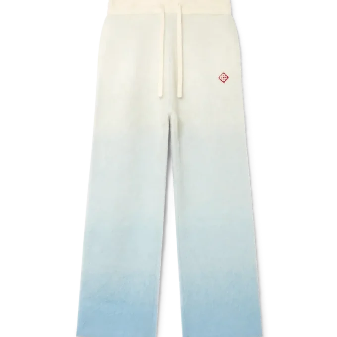 Pantaloni in mohair con sfumatura soffice