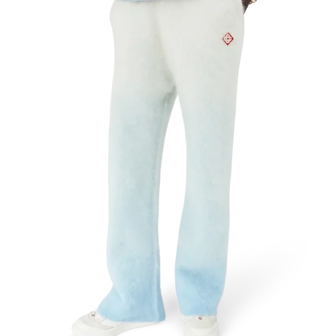 Pantaloni in mohair con sfumatura soffice