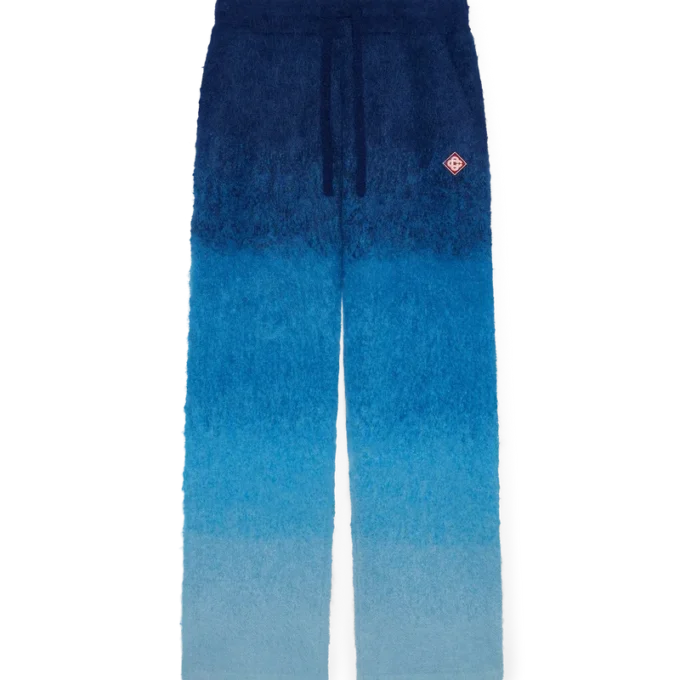 Pantaloni in mohair sfumato