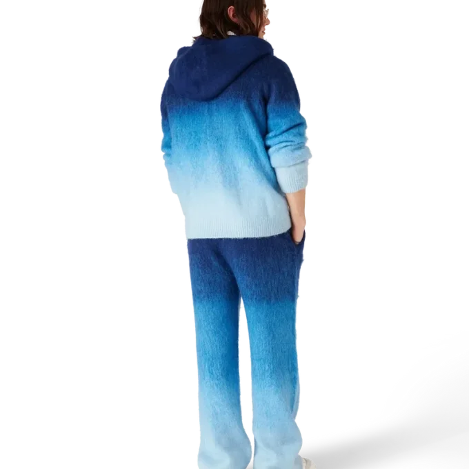 Pantaloni in mohair sfumato