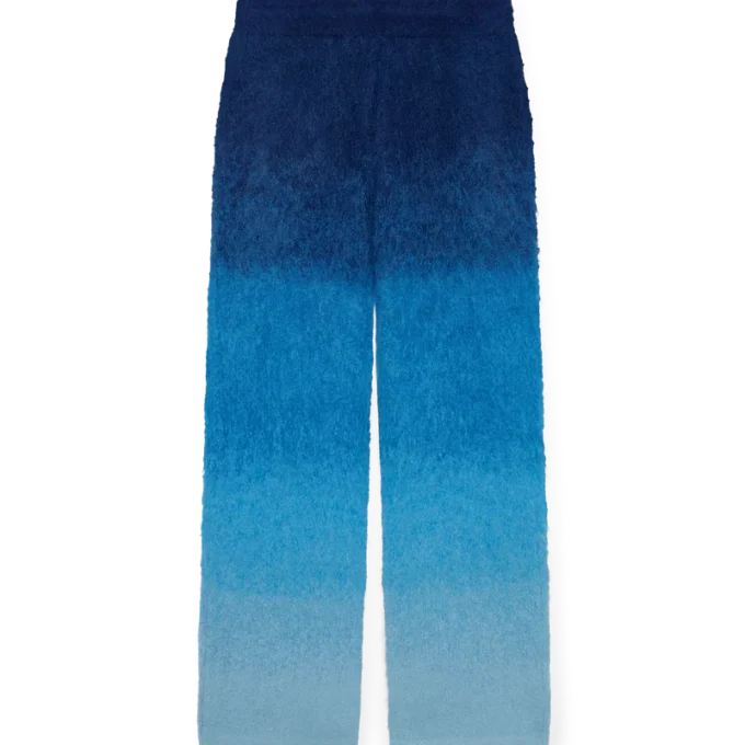 Pantaloni in mohair sfumato
