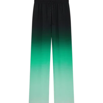 Pantaloni in seta jacquard Gradient Ping Pong
