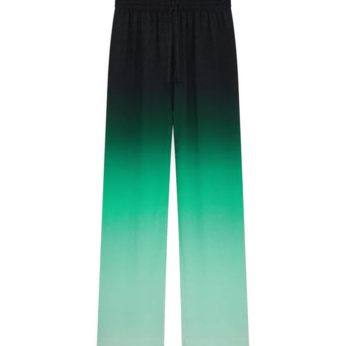 Pantaloni in seta jacquard Gradient Ping Pong Pantaloni in seta jacquard Gradient Ping Pong