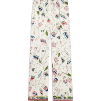 Pantaloni in seta Le Vase Brise