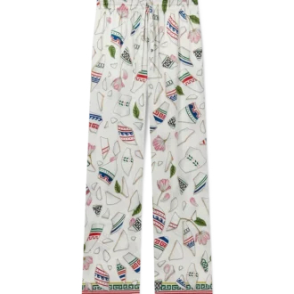 Pantaloni in seta Le Vase Brise