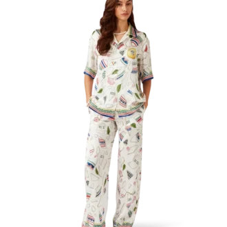 Pantaloni in seta Le Vase Brise