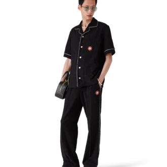 Pantaloni in spugna jacquard Monogram