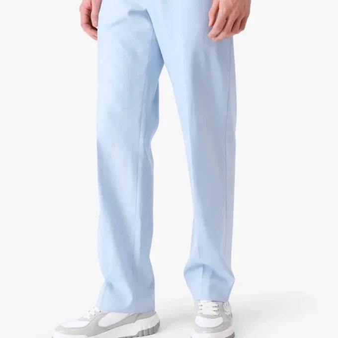 Pantaloni sartoriali in jacquard Monogram blu